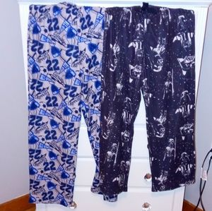 2 pairs of boys pajama pants size L